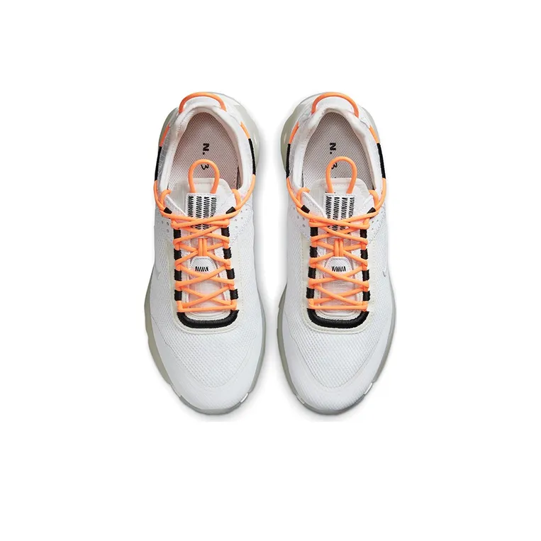 Nike React Live Shoes White/Orange-3