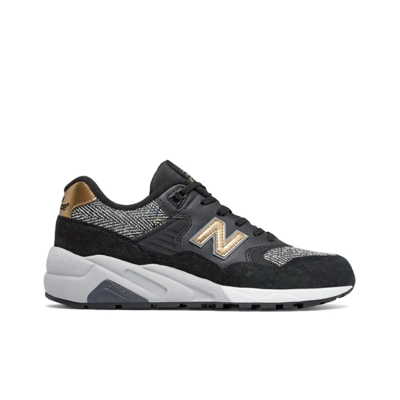 New Balance 580 Series Sneakers Black/Gold Women's-1