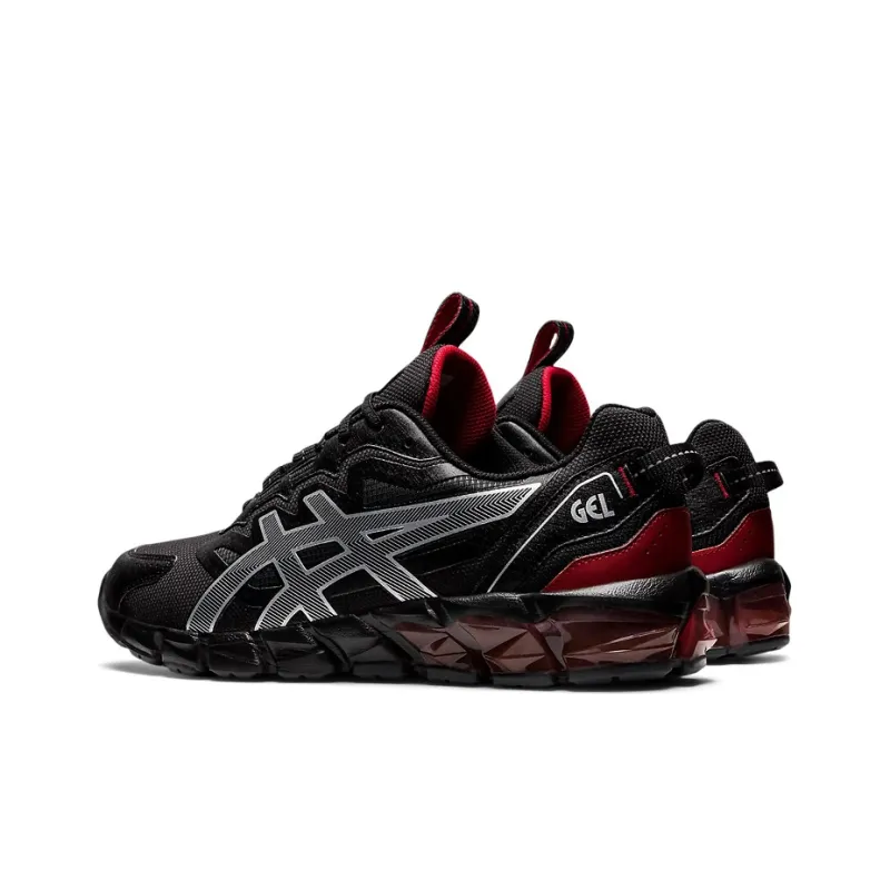 Asics Gel Quantum 90 3 Black White Classic Red-3