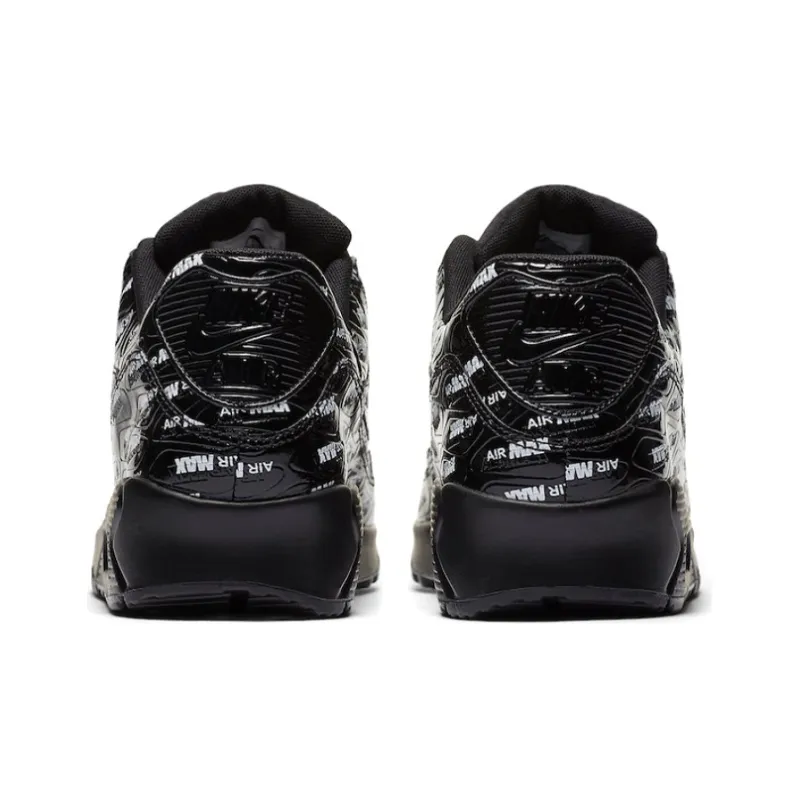 Nike Air Max 90 All Over Print Black White-4