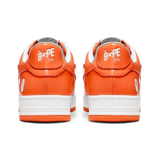 A BATHING APE Bape Sta Low Orange-3