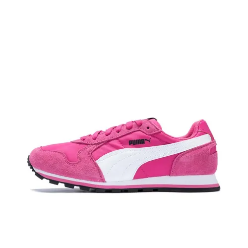 PUMA Cushioned Anti-Slip Wear-Resistant Breathable Lightweight Low-Top Running Shoes Women's Pink
