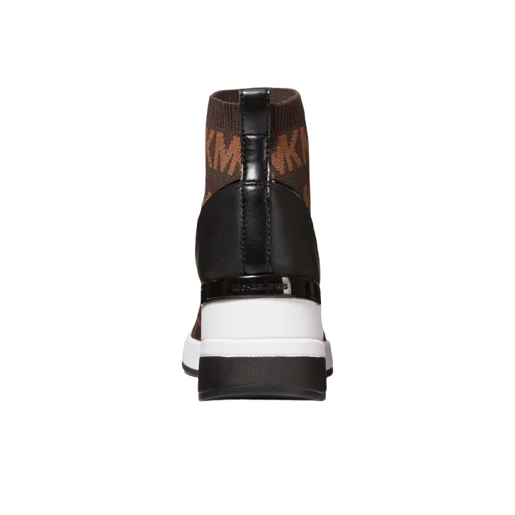 MICHAEL KORS Skyler Cushioned Slip-Resistant Breathable Coverage High-Top Casual Shoes Women's Brown-2