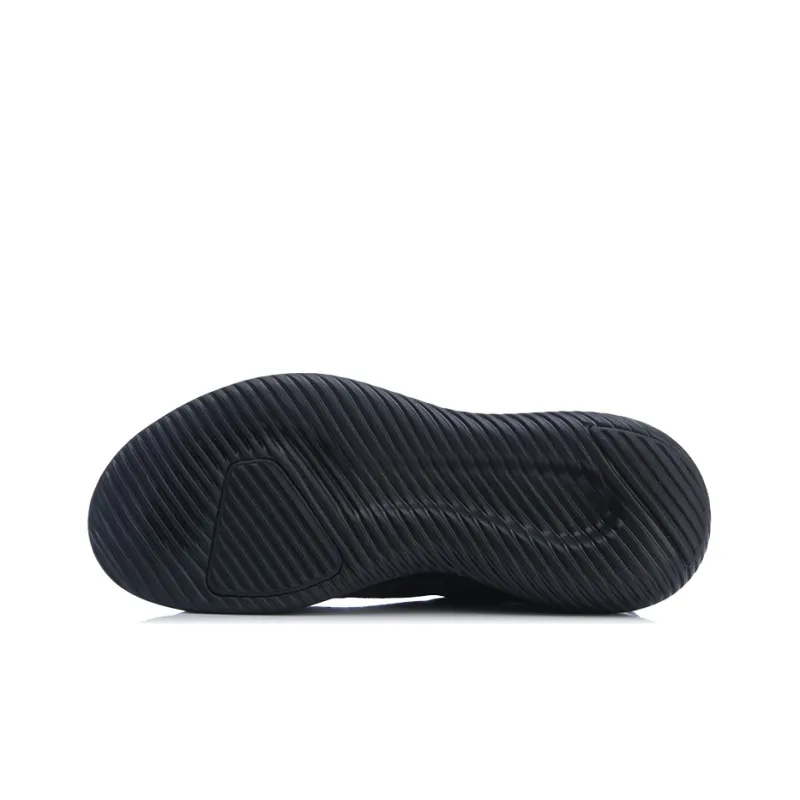 LiNing Cushioning Low Top Running Shoes Unisex Standard Black-4