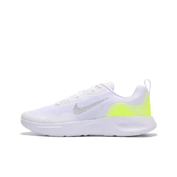 Nike Wearallday Low-Top Marathon Running Shoes Men's White Yellow