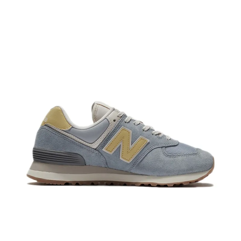 New Balance 574 Light Slate Wheat Field Women's-1