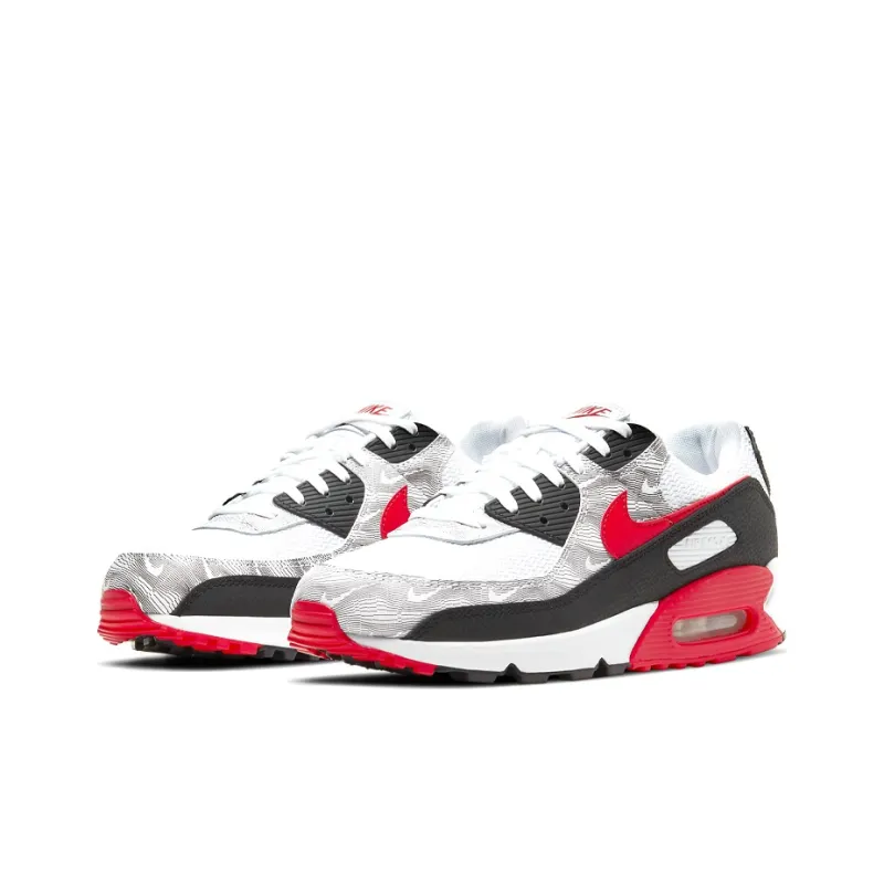 Nike Air Max 90 Topography White University Red-2