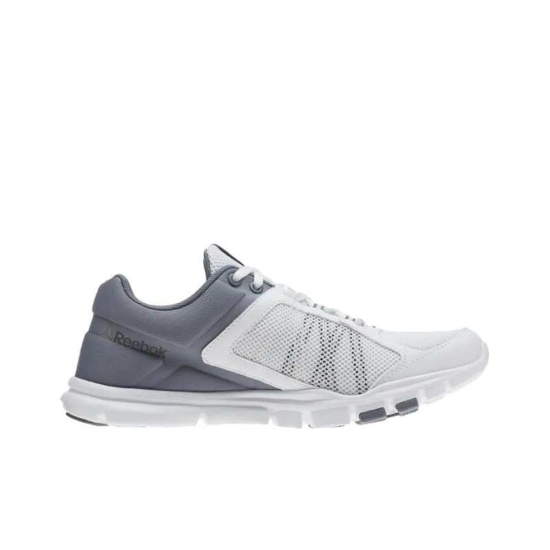 Reebok Yourflex Trainette 9.0 MT Lightweight Low-Top Running Shoes Women's White Gray-1