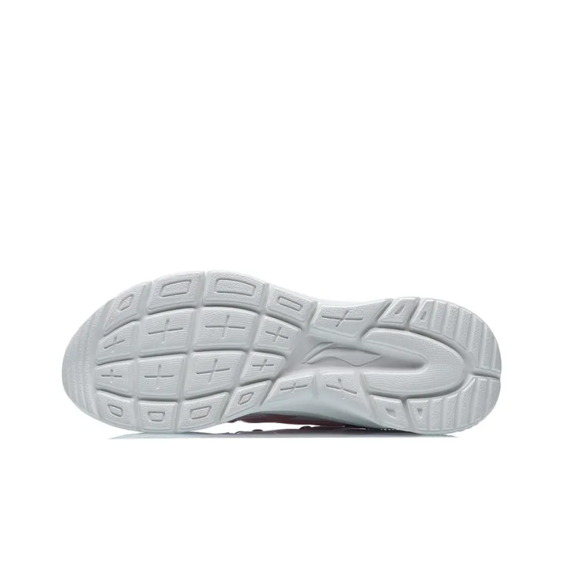 LiNing Liuyun Anti Slip Wear Resistant Low Top Running Shoes Women's White Pink-4
