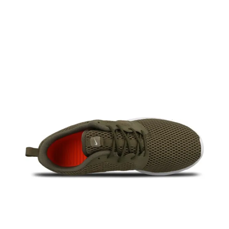 Nike Roshe One Hyperfuse Breath Sports Shoes Green Olive Green-4