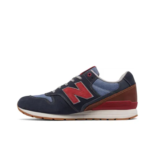 New Balance NB 996 Running Shoes Men Low-Top Denim Blue/Red/Brown/White