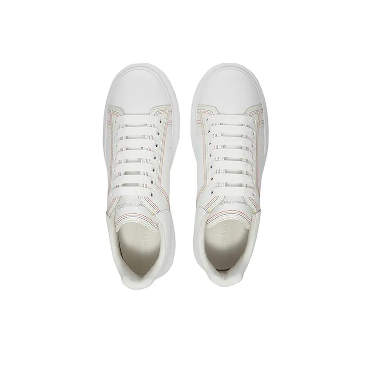 Alexander McQueen Oversized Embroidered White Multi-2