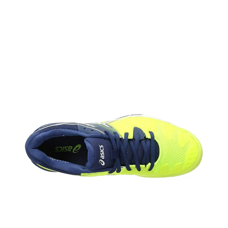 Asics Gel-Resolution 6 Running Shoes Men Low-Top Yellow/Blue-3