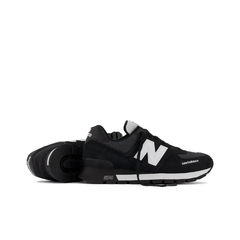 New Balance 574 Rugged 'Black White'-3