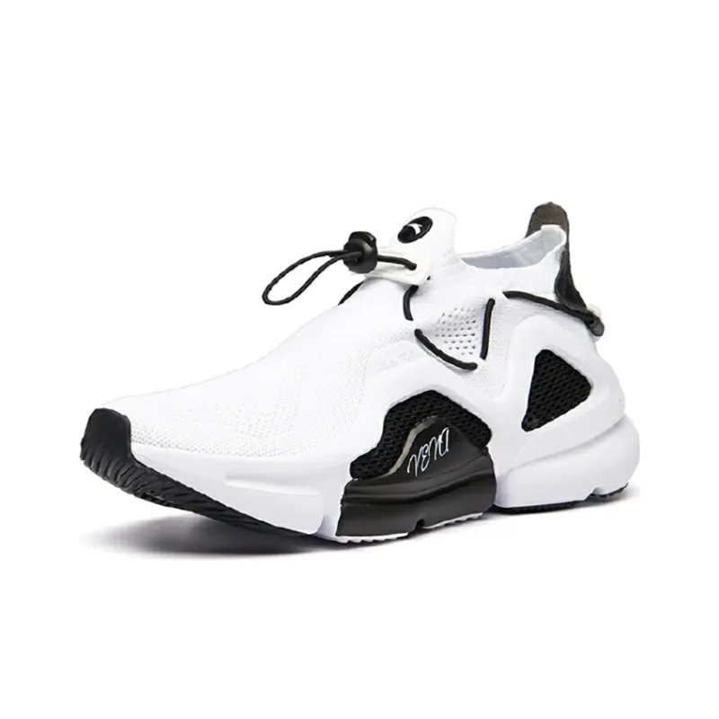 Anta Column Expansion Breathable Low-Top Running Shoes Men's White Black-1