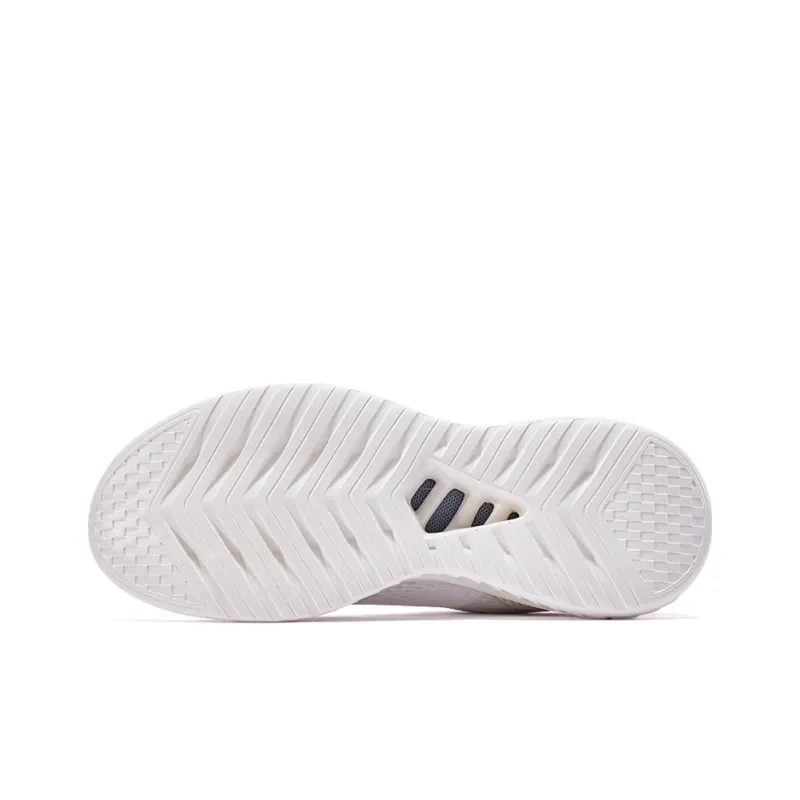 XTEP Cushioned Slip-Resistant Breathable Low-Top Running Shoes Men's Beige-4