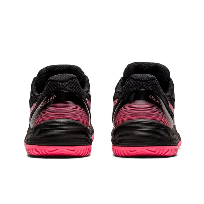 Asics Gel-Court Speed Anti-Slip And Wear-Resistant Breathable Low-Top Running Shoes Women's Black Red-3