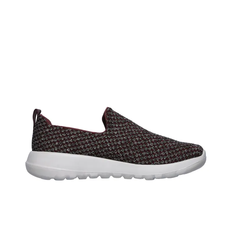 Skechers GO WALK Max Running Shoes Men Low-Top Burgundy-1