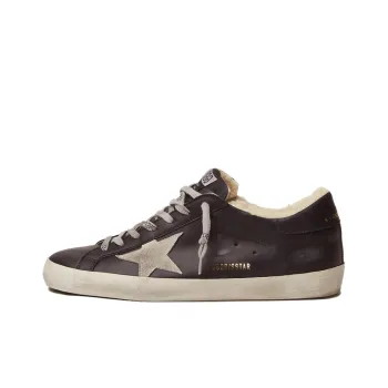 Golden Goose Super Star Stylish Skateboarding Shoes Men's Brown