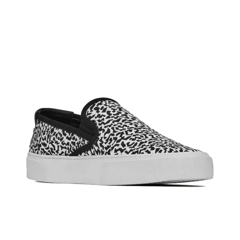 SAINT LAURENT Venice Low Top Stylish Skateboarding Shoes Men's Black-2