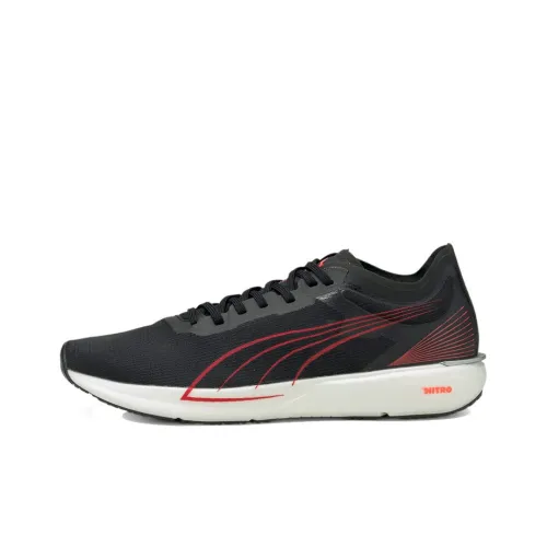 PUMA Liberate Nitro Running Shoes Men Low-Top Black/Red