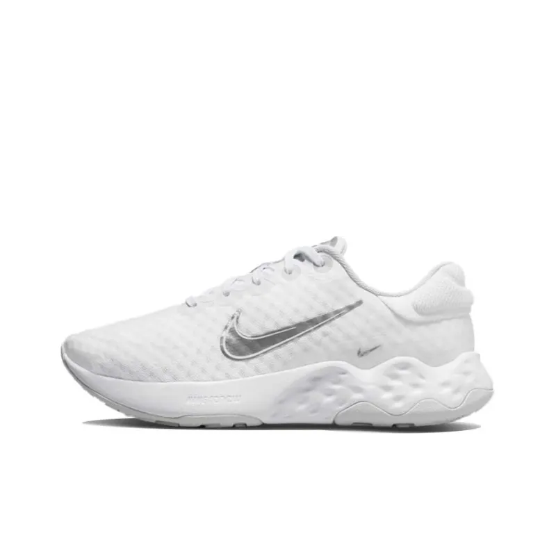 Nike Renew Ride 3 'White Metallic Silver' Women's-0