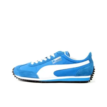 PUMA Whirlwind Classic Cushioning Anti-Slip Wear-Resistant Breathability Low-Top Running Shoes Men's Blue White
