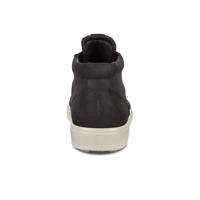 Ecco Soft 7 Skateboard Shoes Men Mid-Top Black-3