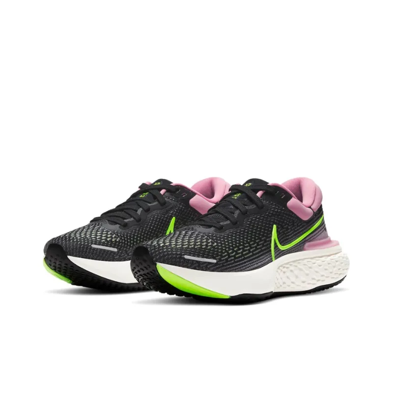 Nike ZoomX Invincible Run Flyknit 'Black Elemental Pink' Women's-2