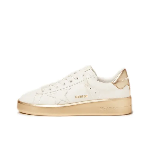 Golden Goose Purestar Skateboard Shoes Women's Low-Top White