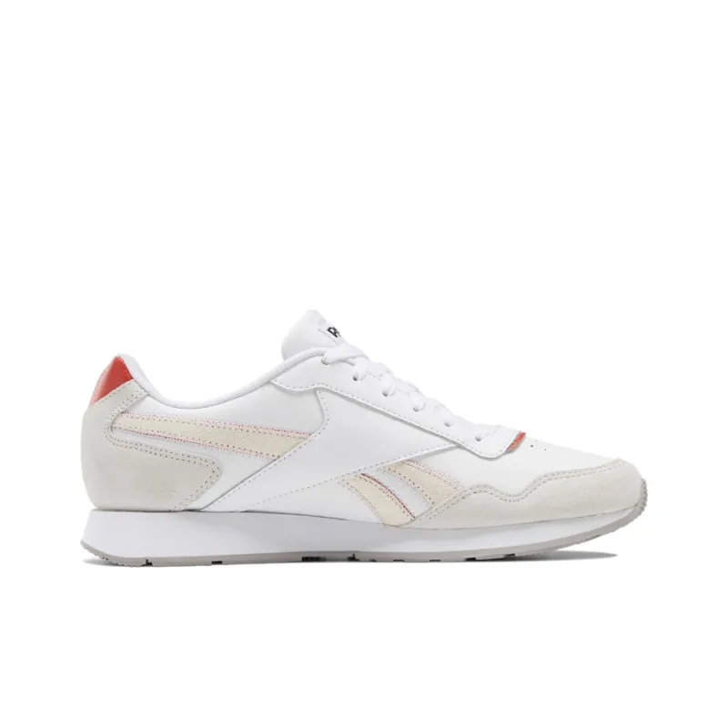 Reebok Royal Glide Running Shoes Men Low Top White/Light Brown-1