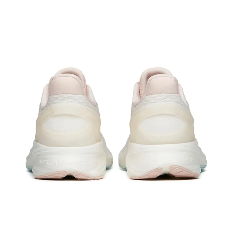 Anta Running Collection Slip Resistant Low Top Running Shoes Women's Pink White-3