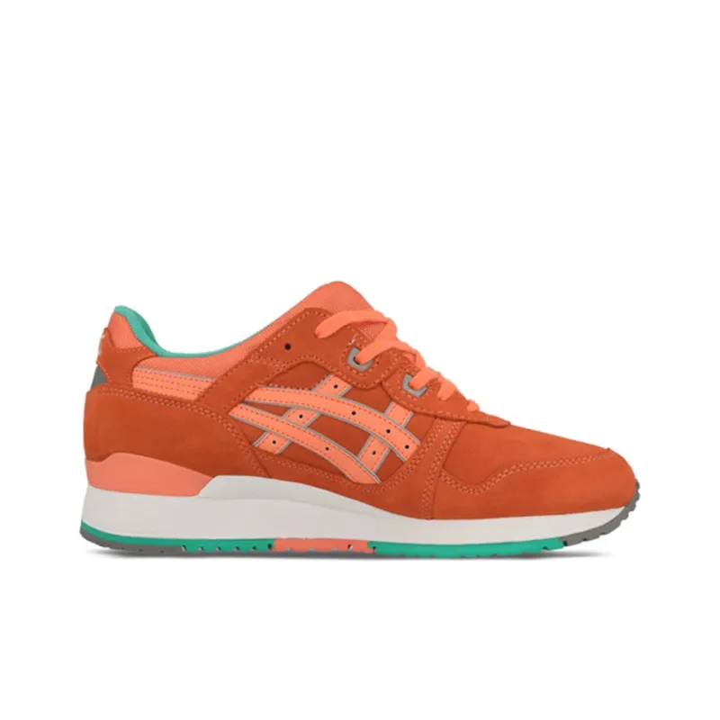 Asics Gel-Lyte 3 Slip-Resistant Cushioning Coverage Low-Top Running Shoes Unisex Orange-1