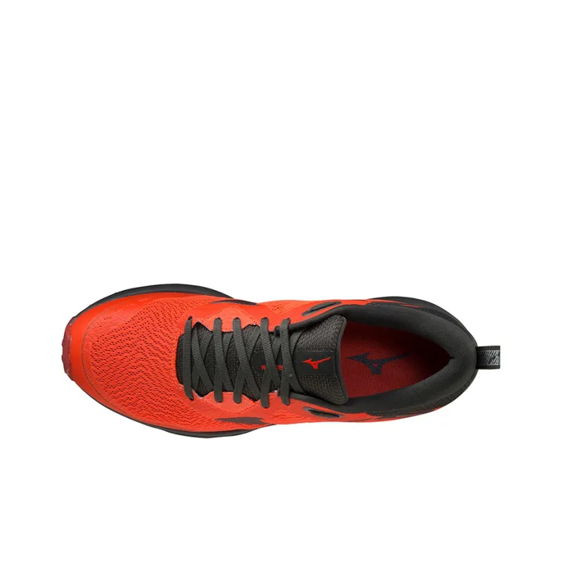 Mizuno Wave Rider TT Cushioning Anti-Slip Wear-Resistant Breathability Low-Top Running Shoes Men's Red Black-2