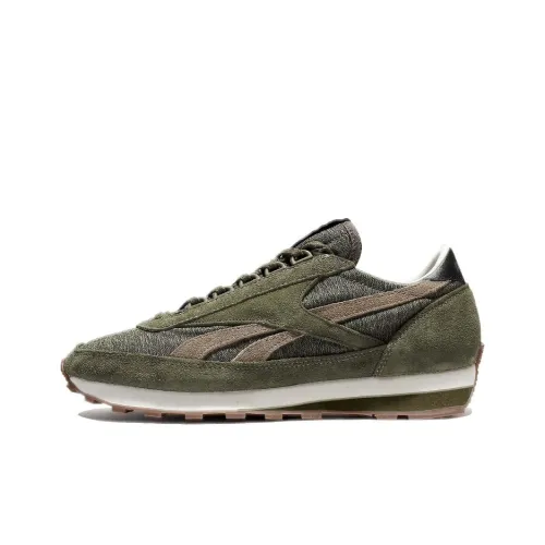 Reebok Aztec Running Shoes Men Low-Top Olive Green