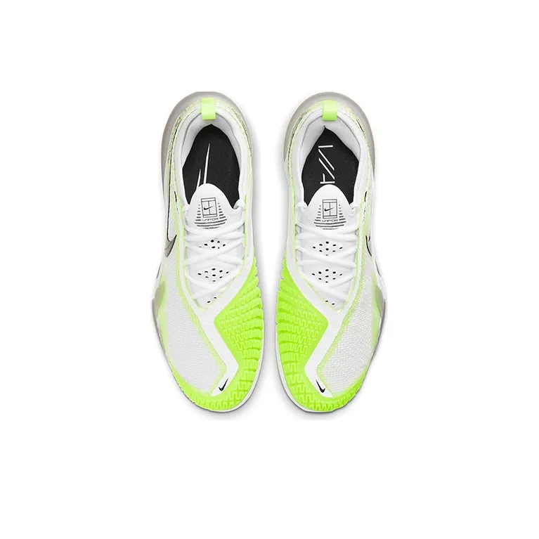 Nike Court React Vapor Nxt White Grey Fog Volt-3
