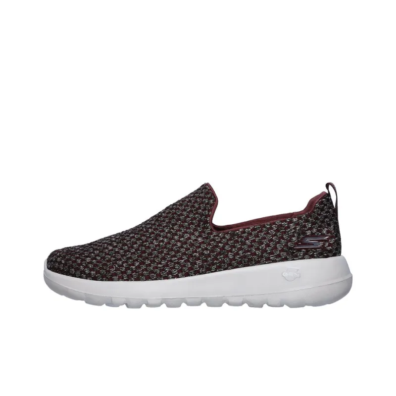 Skechers GO WALK Max Running Shoes Men Low-Top Burgundy-0