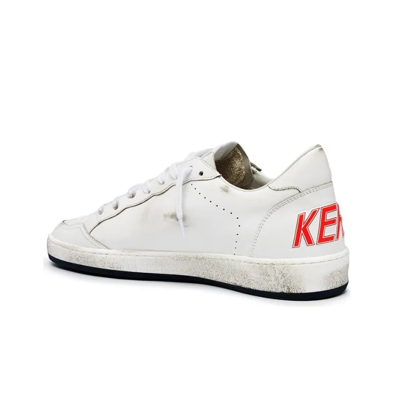 Golden Goose Ball Star Low Top Skateboard Shoes Men's White-2
