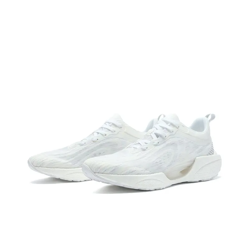 LiNing Super Light 18 Cushioning, Breathable, Slip Resistant Low Top Running Shoes Women's Standard White-2