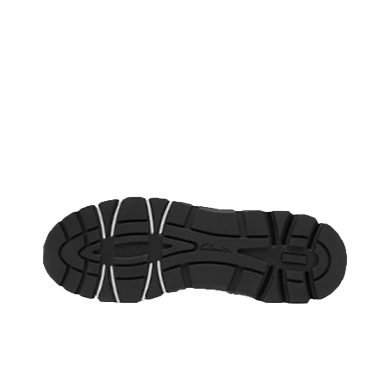 Clarks Wear Resistant Low Top Running Shoes Men's White-5