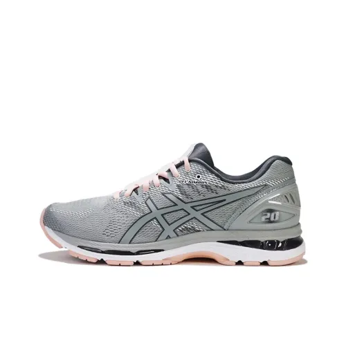 Asics GEL-Nimbus 20 Running Shoes Unisex Low-Top Gray/Pink