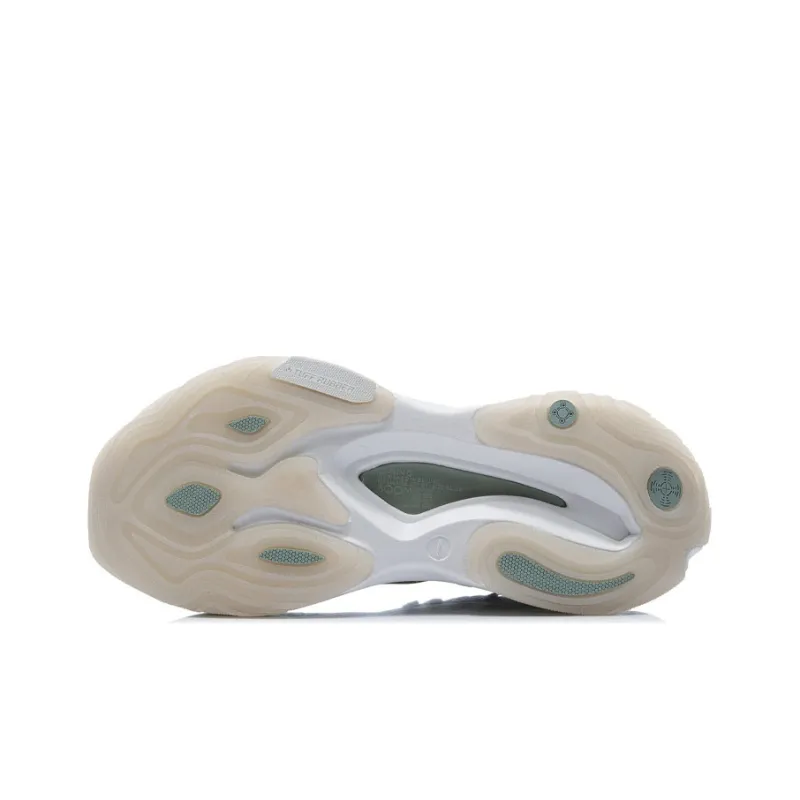 LiNing Exceed Infinity Running Shoes Women's Low Top Gray/Green-4