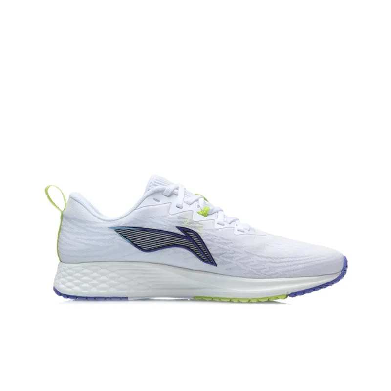 LiNing Red Hare 4 Shock Absorbers Rebound Low Top Light Foam Running Shoes Men's Blue White Yellow-1