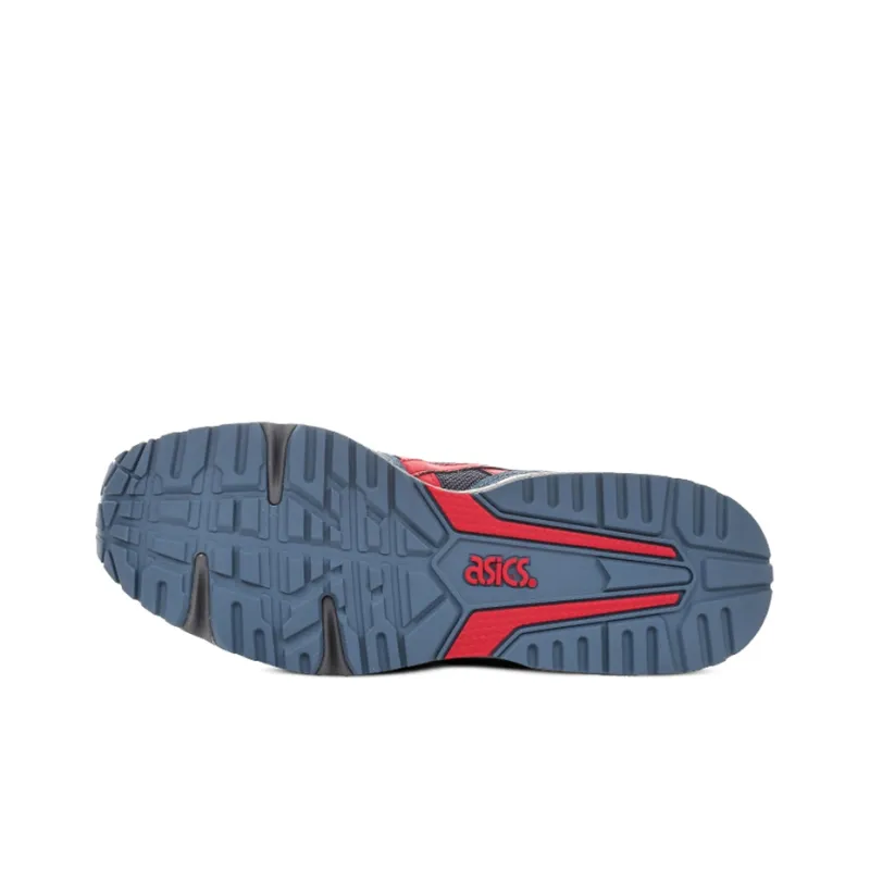 Asics Gel-Lique Wear-resistant And Lightweight Low-Top Running Shoes Unisex Blue Red-4