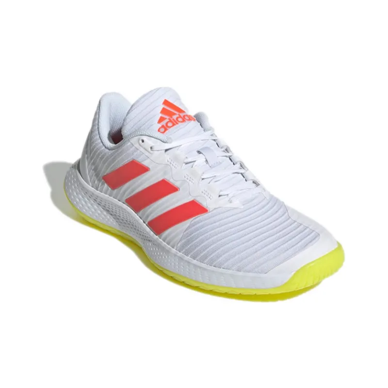 Adidas Forcebounce Wear-resistant And Lightweight Low-Top Running Shoes Women's White Orange Black-2