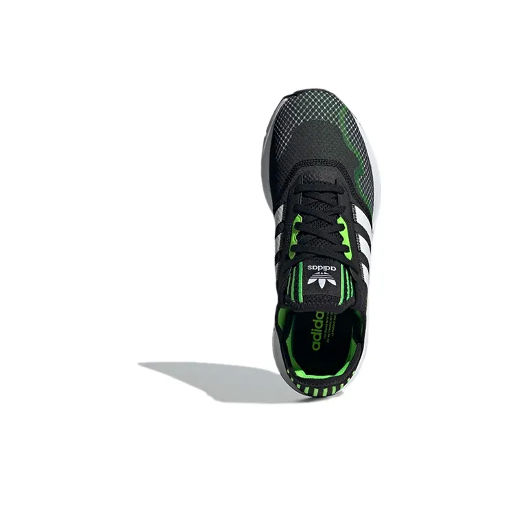 Adidas Swift Run X Black Solar Green-4