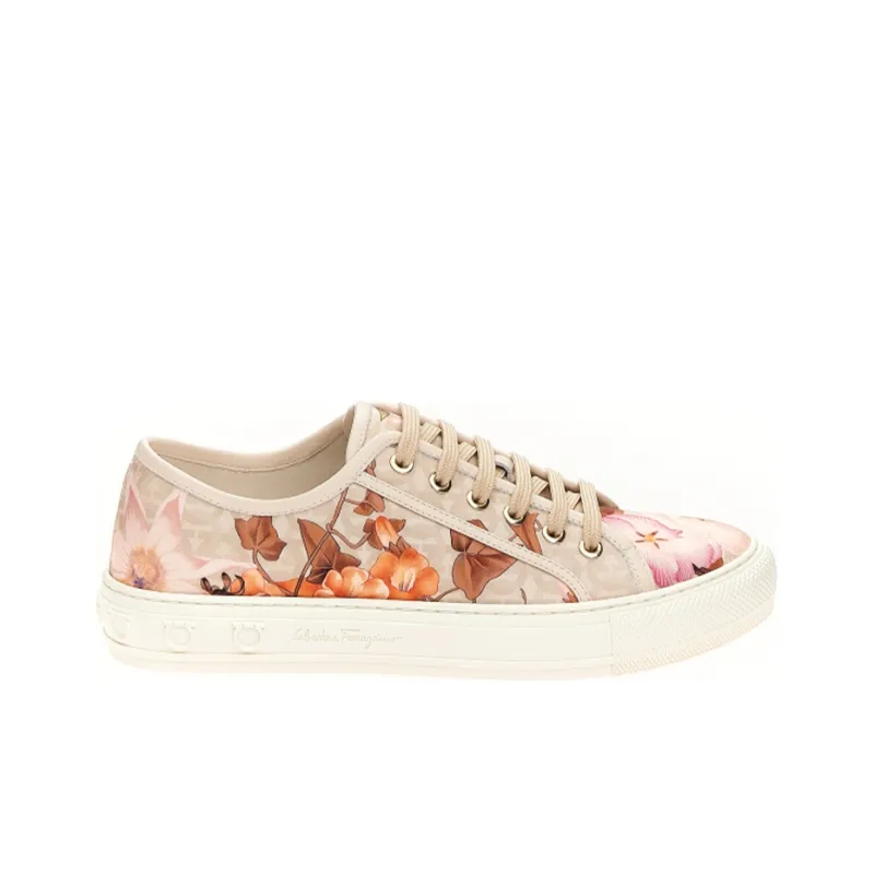 Ferragamo Skateboard Shoes Women's Low-Top Multicolor-1