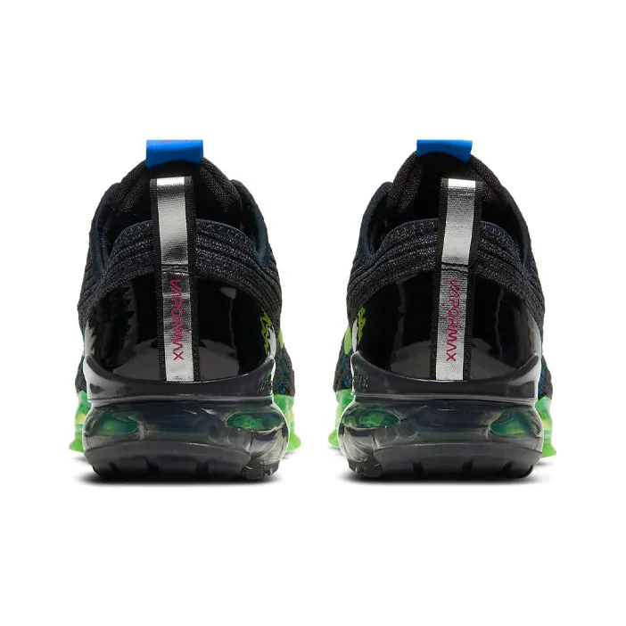 Nike Air VaporMax Flyknit 3 Black Blue Volt GS-4