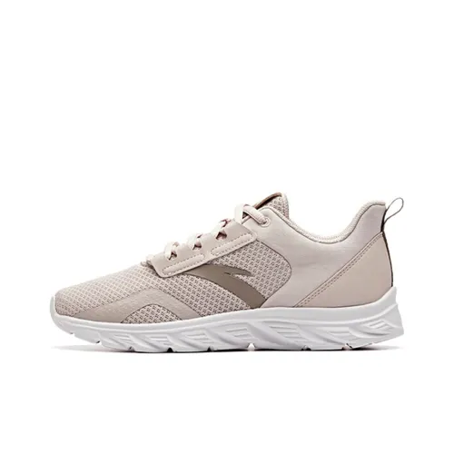 ANTA Running Shoes Women's Low-Top Lotus Gray/Linen Gray/Ivory White