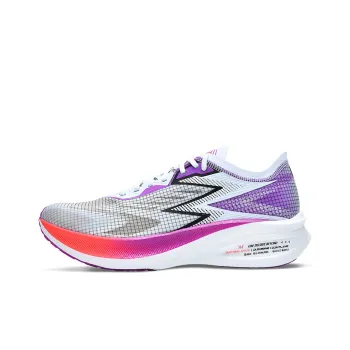 361° Feiran 1 Cushioning Anti Slip And Wear Resistant Low Top Running Shoes Men's White Purple